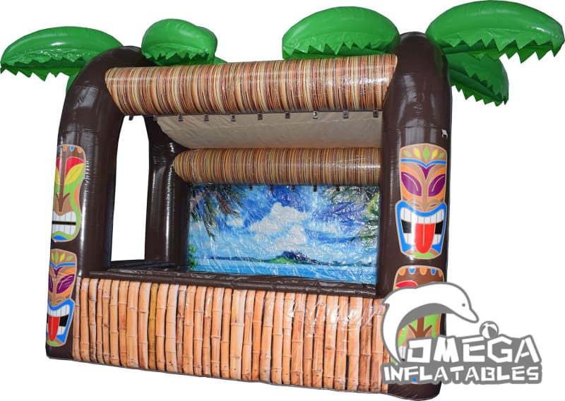 Commercial Inflatable Tiki Bar