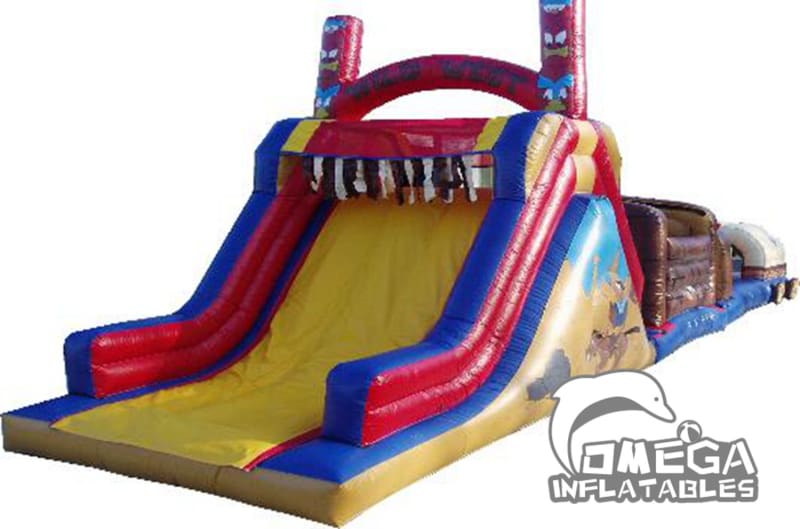 Cowboy Adventure Inflatables Obstacle