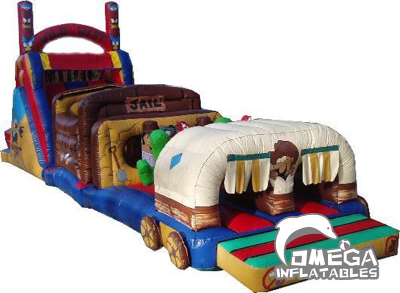 Cowboy Adventure Inflatables Obstacle