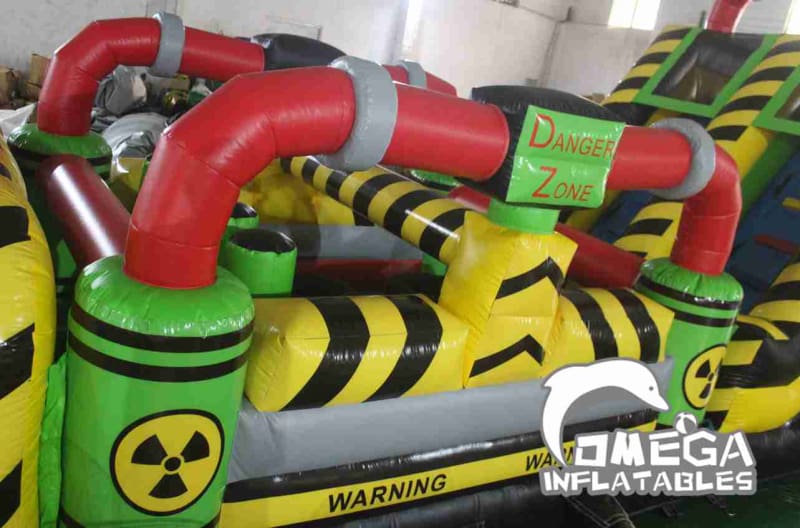 Danger Zone Obstacle Course with Pool