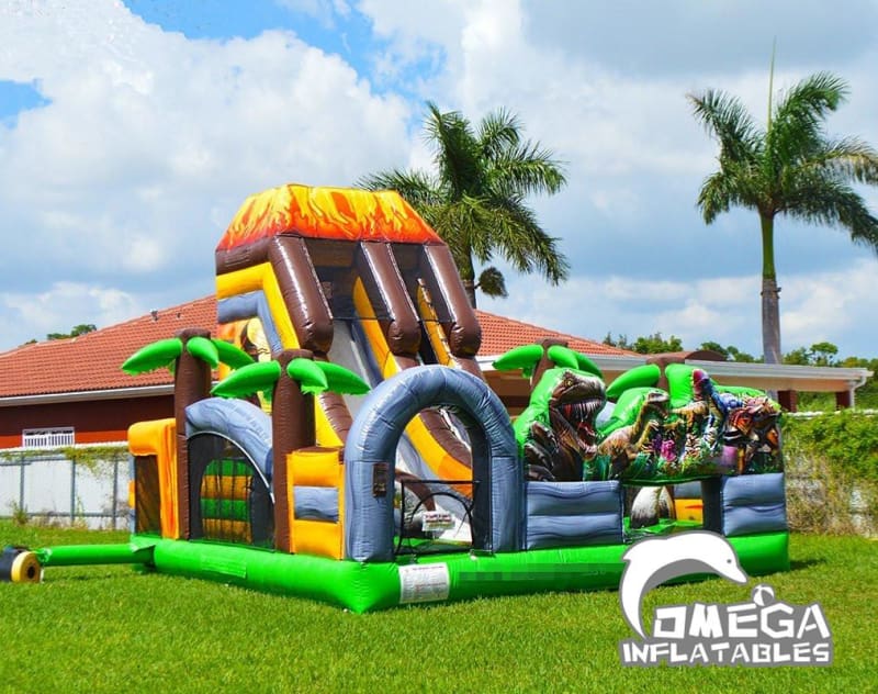 Dinosaur Bounce House & Obstacle