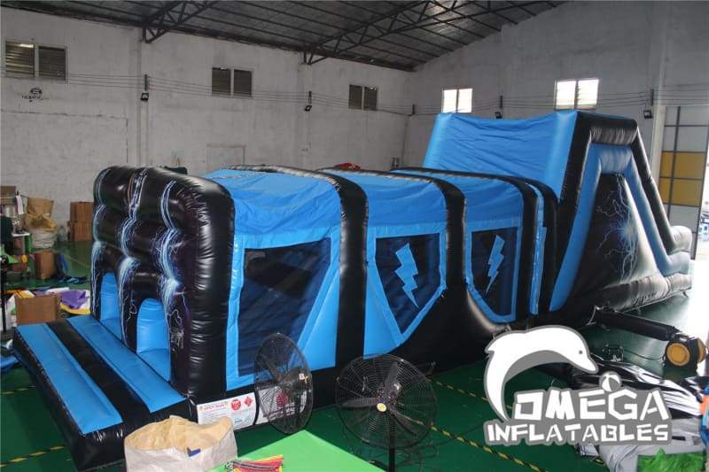 Disco Lightning Energy Inflatable Obstacle Course