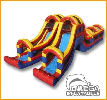 Double Slide Obstacle Course