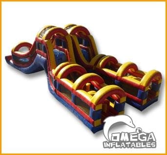 Double Slide Obstacle Course