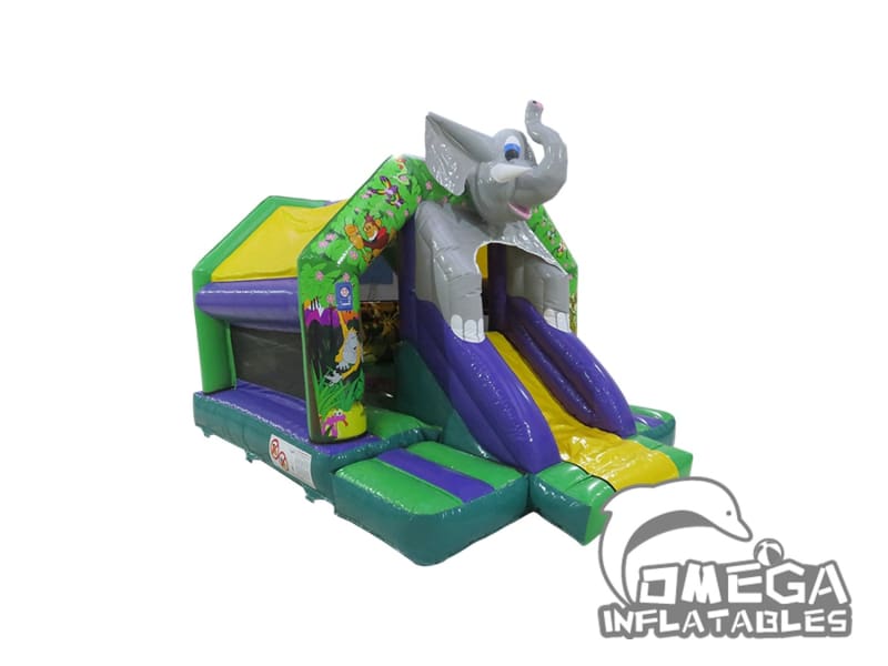Elephant head Front Slide Bouncer
