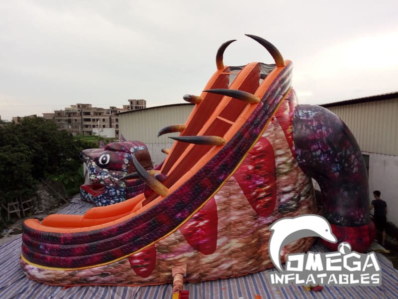 Ferocious Dinosaur Slide - Omega Inflatables