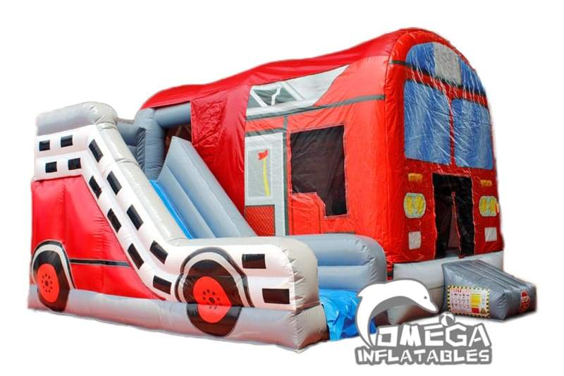 Fire Truck Inflatable Combo