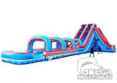 Flash 5 in 1 Dual Lane Slide W/Pop Out Fun Slip N Slide