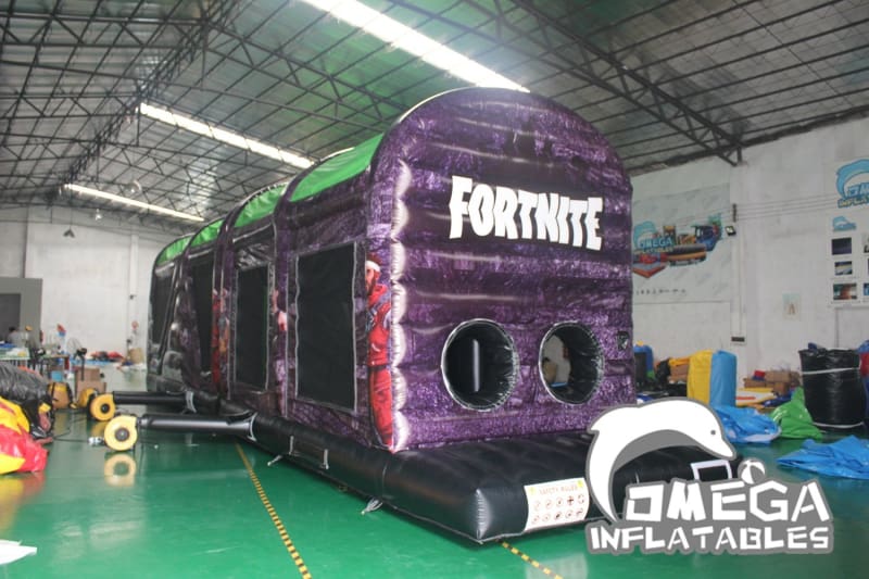 Fortnite Themed Inflatable Obstacle Course - Omega Inflatables