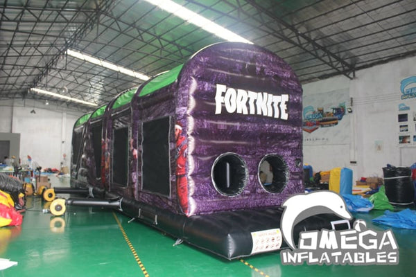 Omega Inflatables Factory - Fortnite Themed Inflatable Obstacle Course