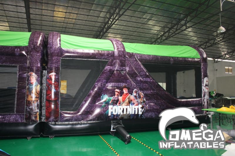Fortnite Themed Inflatable Obstacle Course - Omega Inflatables