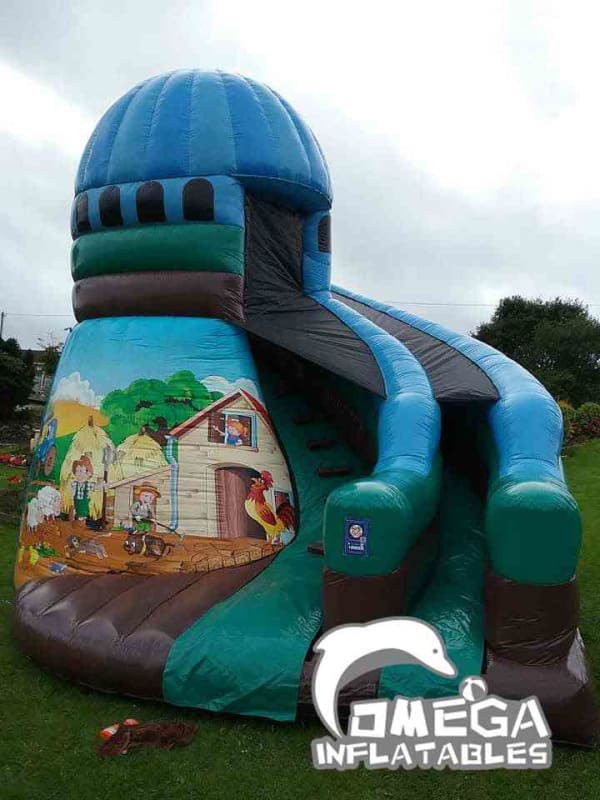 Fram Themed Helter Skelter Slide