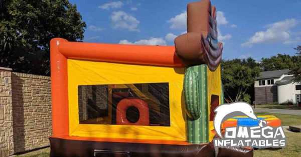 Omega Inflatables Factory - Fun Western Cowboy Themed Combo