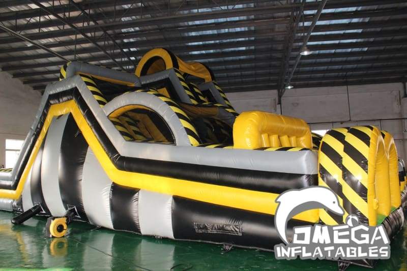 Giant Atomic Rush Inflatable Obstacle Course - Omega Inflatables