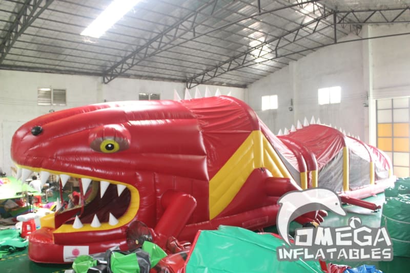 Giant Lizard Obstacle Course
