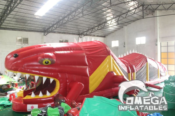 Omega Inflatables Factory - Giant Lizard Obstacle Course