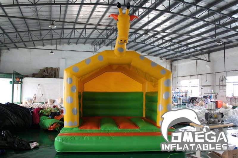 Giraffe Inflatable Bouncy Castle - Omega Inflatables