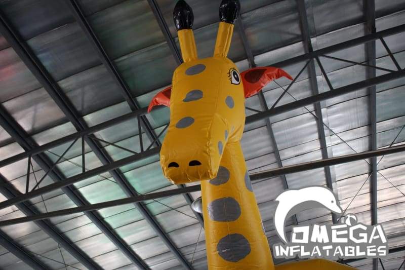Giraffe Inflatable Bouncy Castle - Omega Inflatables