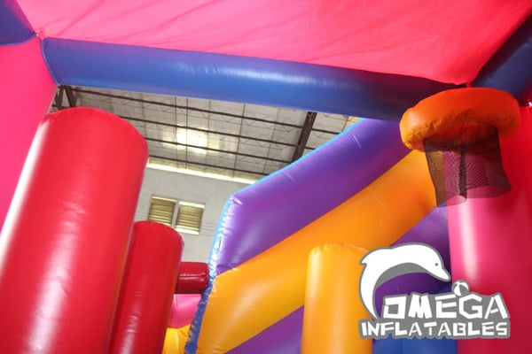 Omega Inflatables Factory - Girl Themed Castle Combo