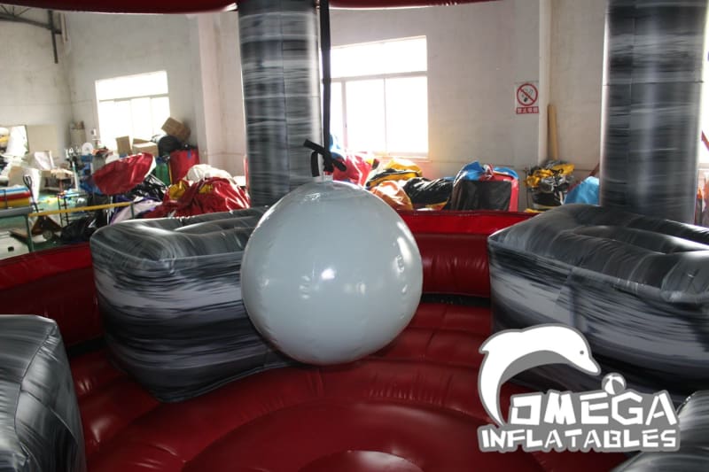 Grey Marble Inflatable Wrecking Ball - Omega Inflatables