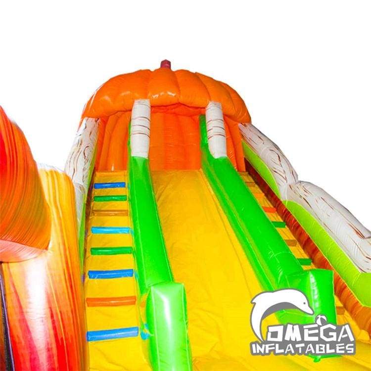 Halloween Inflatable Pumpkin Slide