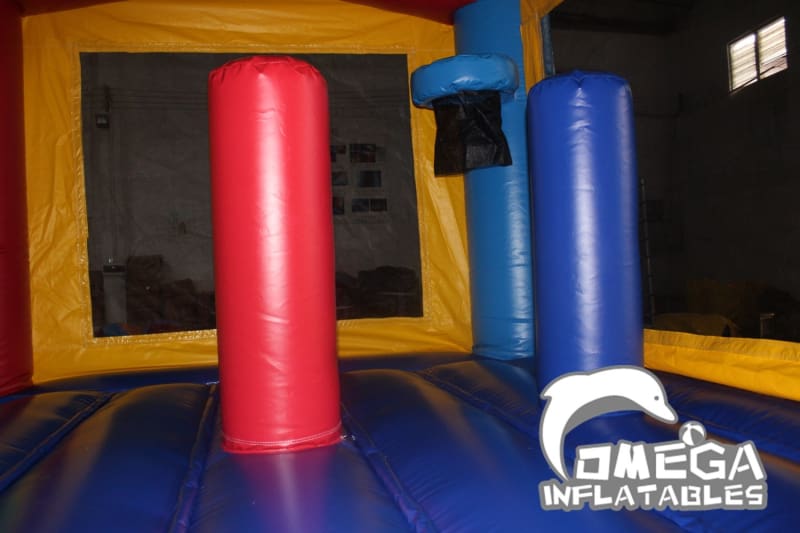 Hot Air Balloon Dual Lanes Combo - Omega Inflatables
