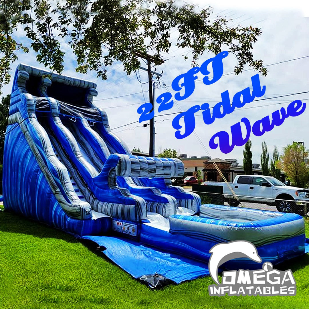 Wave Inflatable Water Slide Omega Inflatables Factory - Tidal Wave Inflatable Water Slide