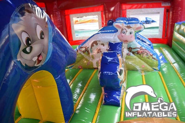 Omega Inflatables Factory - Inflatable Barnyard Petting Zone Bouncer ...
