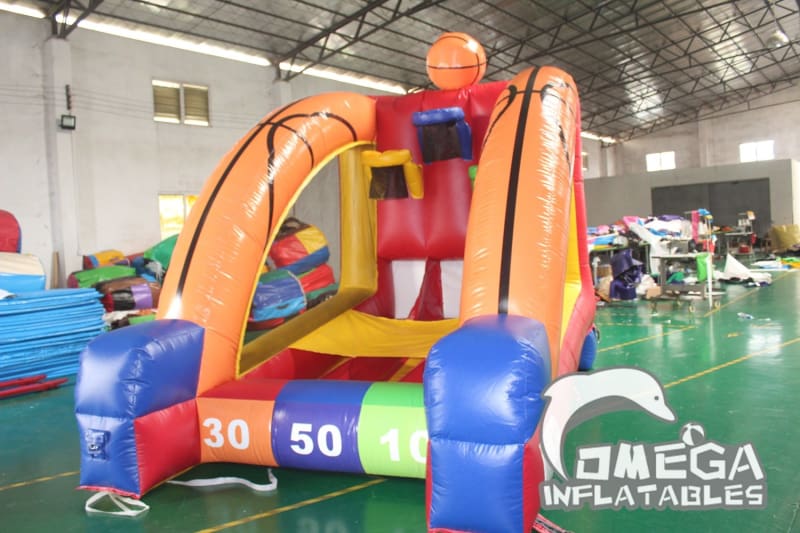 Inflatable Basketball Challenge Game