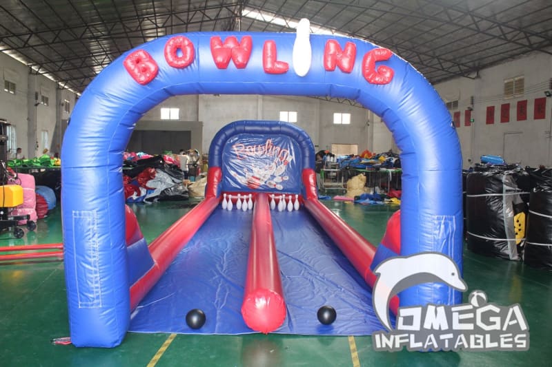 Inflatable Bowling Alley Game