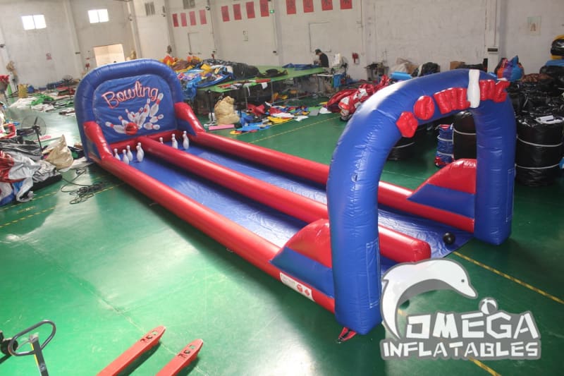 Inflatable Bowling Alley Game