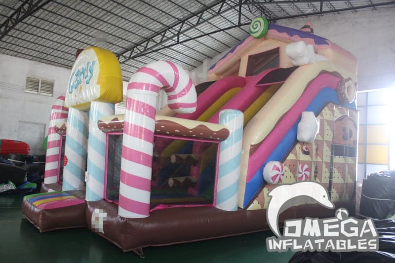 Inflatable Candy House Slide