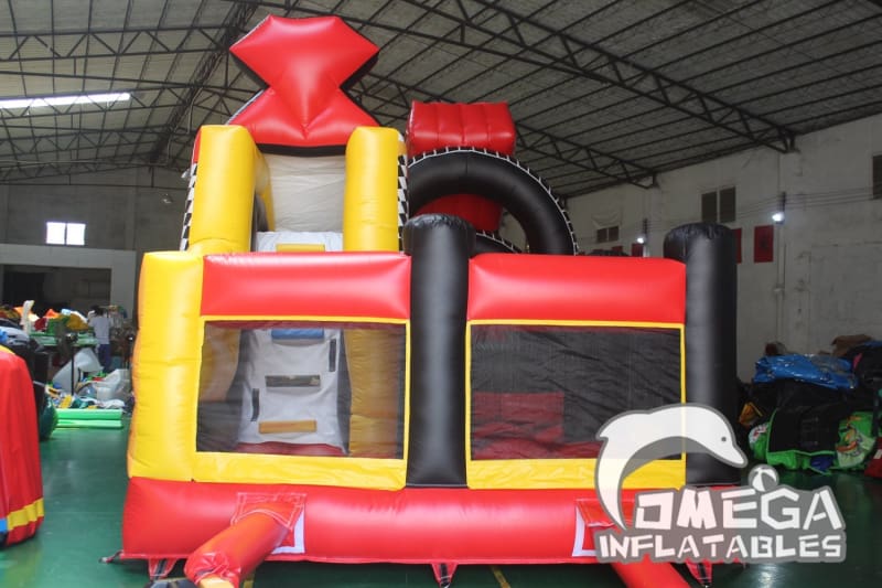 Inflatable Cars Obstacle Course