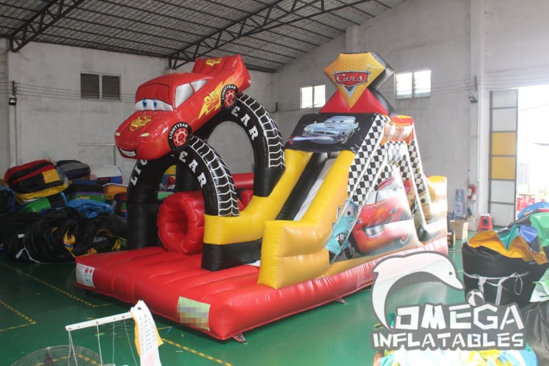 Inflatable Cars Obstacle Course