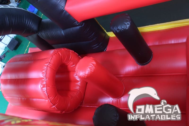 Inflatable Cars Obstacle Course