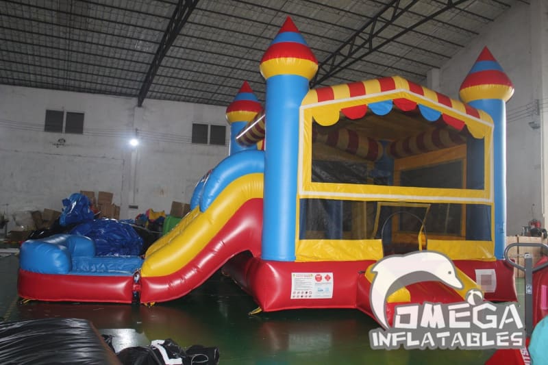 Inflatable Circus Athletic Water Combo