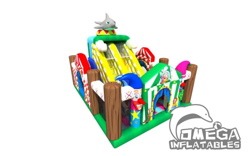 Inflatable Clown Bouncy Castle
