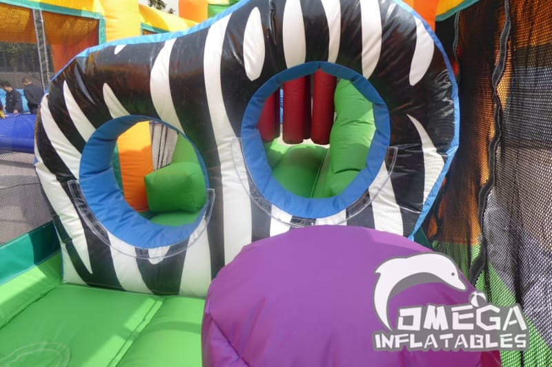 Inflatable Crocodile Obstacle Course
