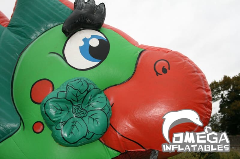 Inflatable Daisy Dino Slide