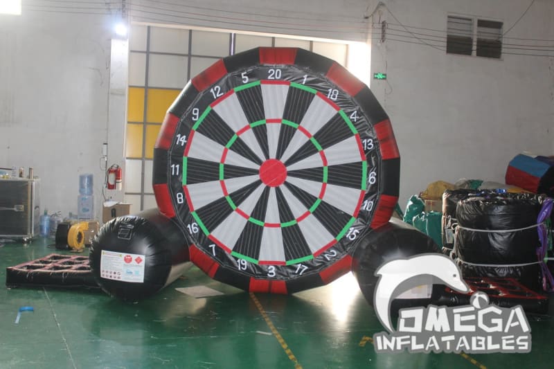 Inflatable Dart Board with Tic Tac Toe Game