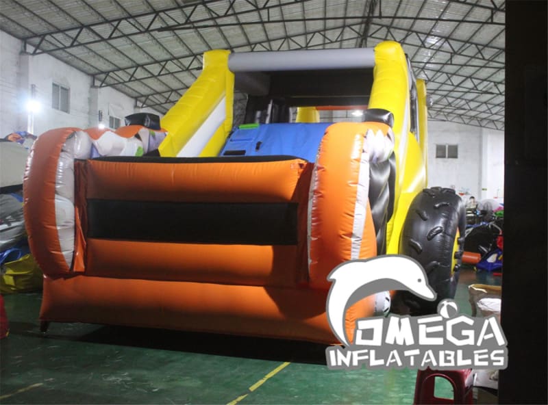 Inflatable Digger Backhole Obstacle Course