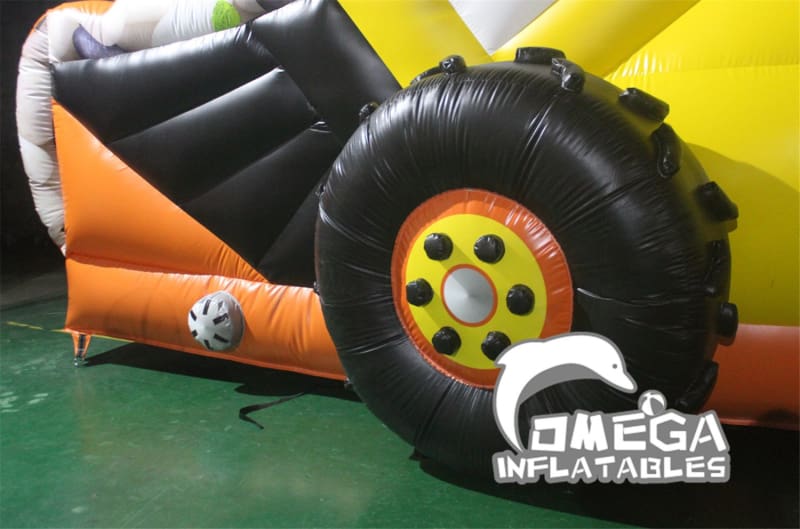 Inflatable Digger Backhole Obstacle Course