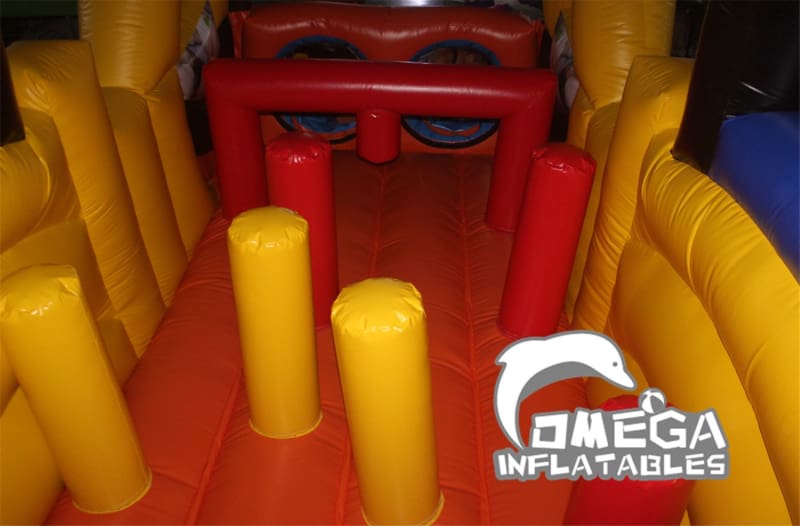 Inflatable Digger Backhole Obstacle Course