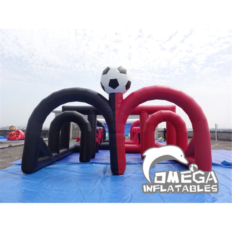 Inflatable Dribble Soccer Shooting Game