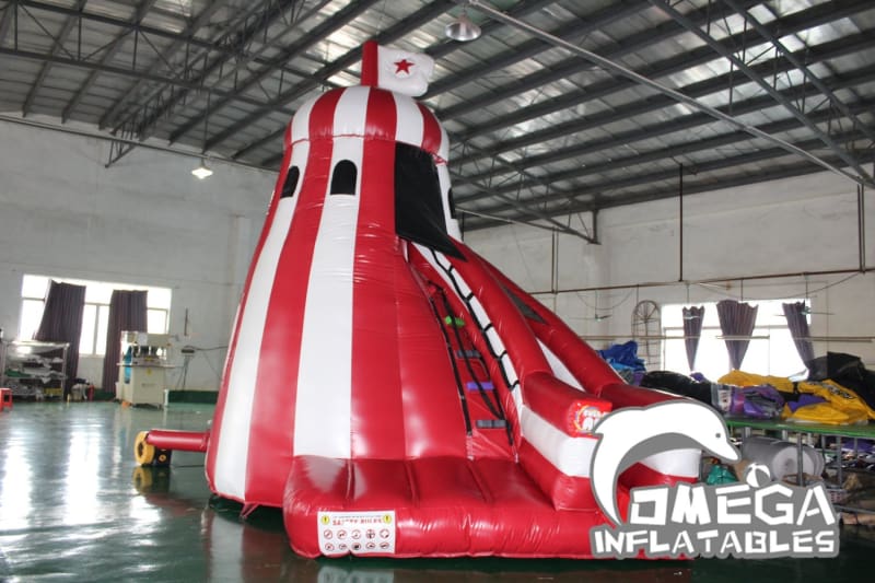 Inflatable Helter Skelter Dry Slide - Omega Inflatables