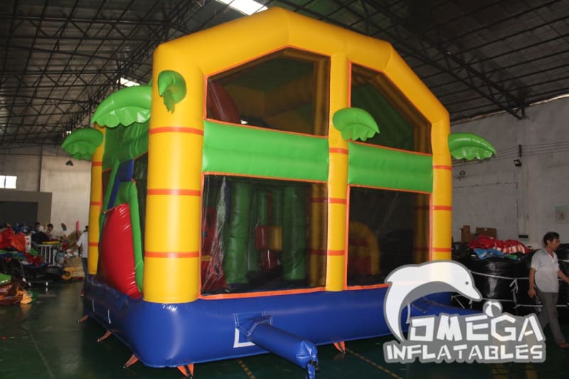 Inflatable Lion Combo with Roof