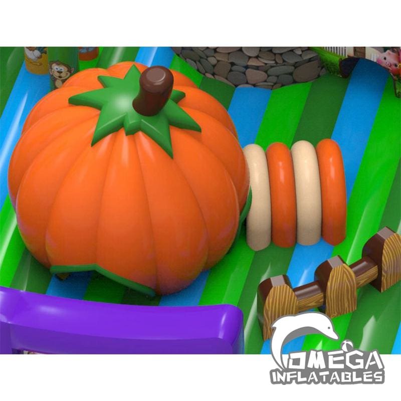 Inflatable Mushroom Bouncer Playland