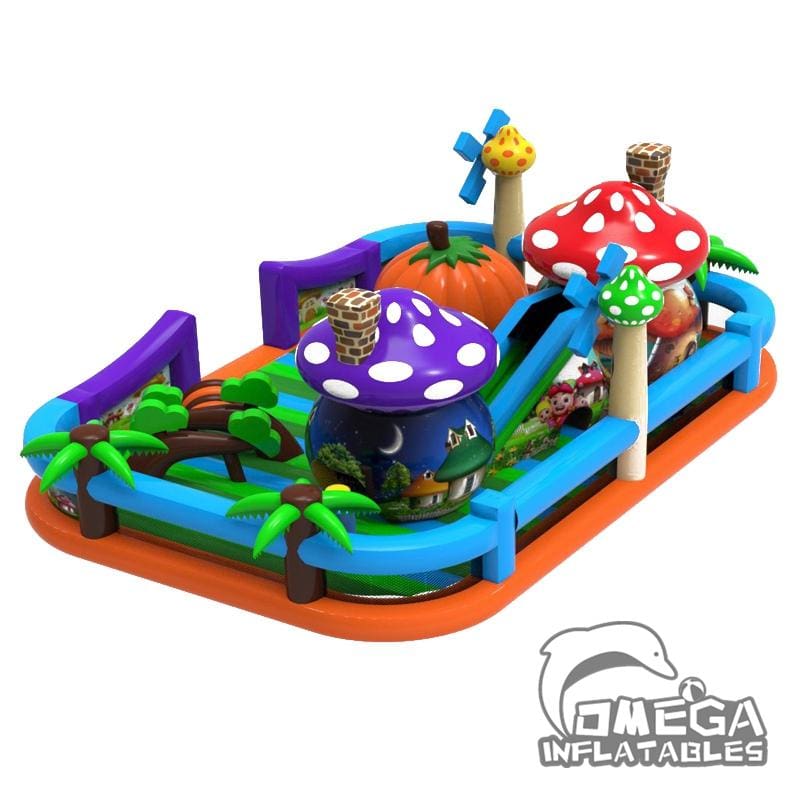 Inflatable Mushroom Bouncer Playland