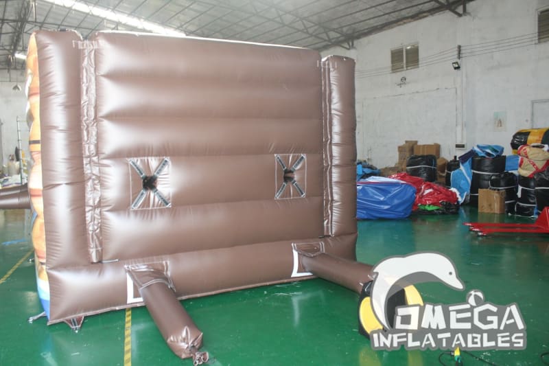 Inflatable Pirate Ship Bungee Run