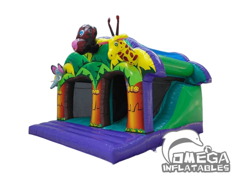 Inflatable Play n Slide Jungle Kingdom